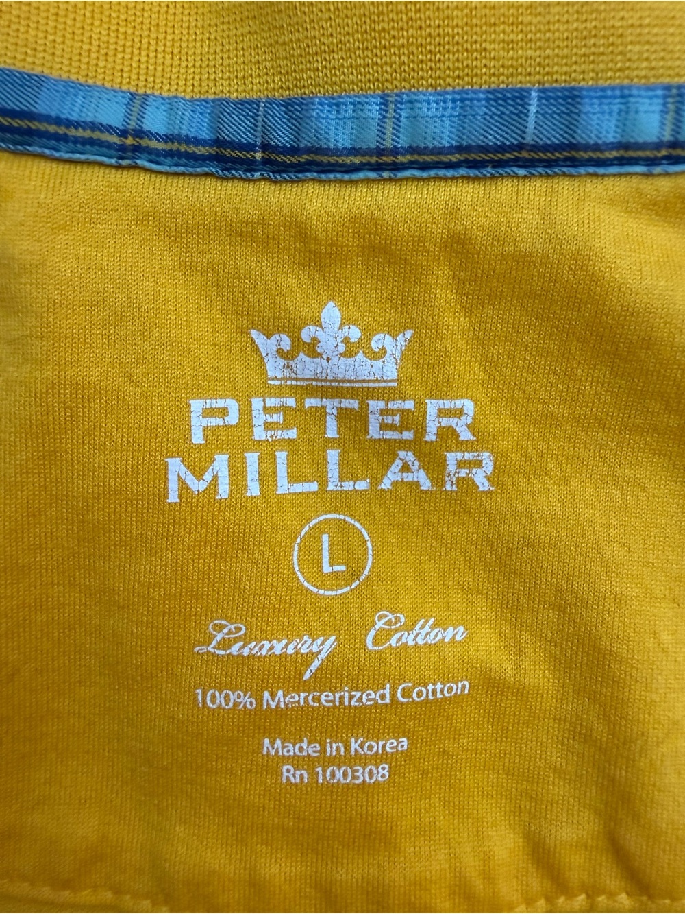 Peter Millar Ryder Cup 2014 Gleneagles Scotland Golf Polo L Collector Vintage - Picture 8 of 10